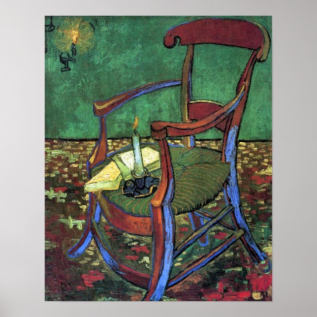 Póster El sillón de Paul Gauguin por Vincent van Gogh 188 (Frente)