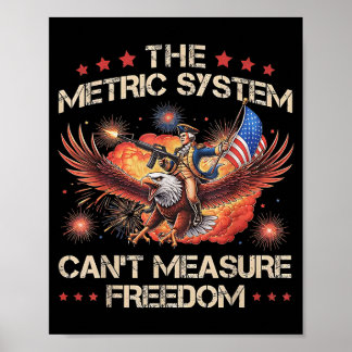 Póster El sistema métrico no puede medir la libertad dive