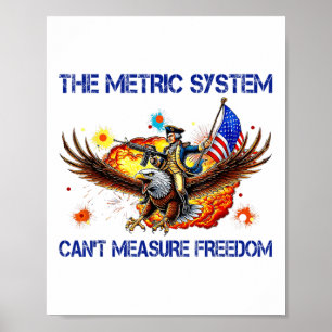 Póster El sistema métrico no puede medir la libertad dive