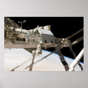 Póster El sistema robótico Dextre construido en Canadá 3