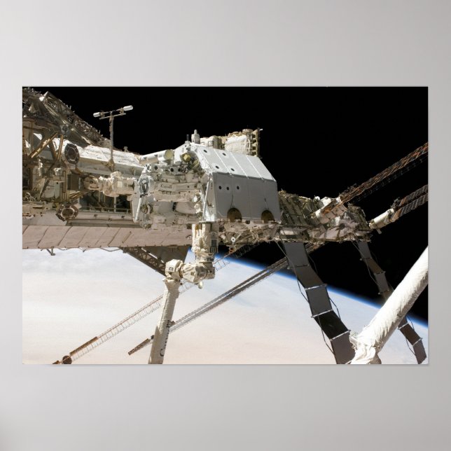 Póster El sistema robótico Dextre construido en Canadá 3 (Frente)