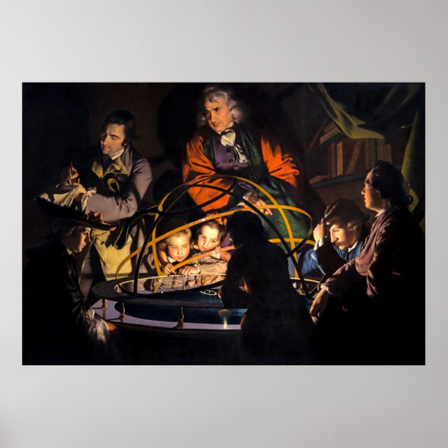 Póster El Sistema Solar es un modelo científico de enseña (Frente)