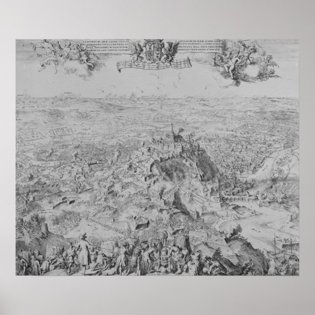 Póster El sitio de Namur, 1695 (Frente)