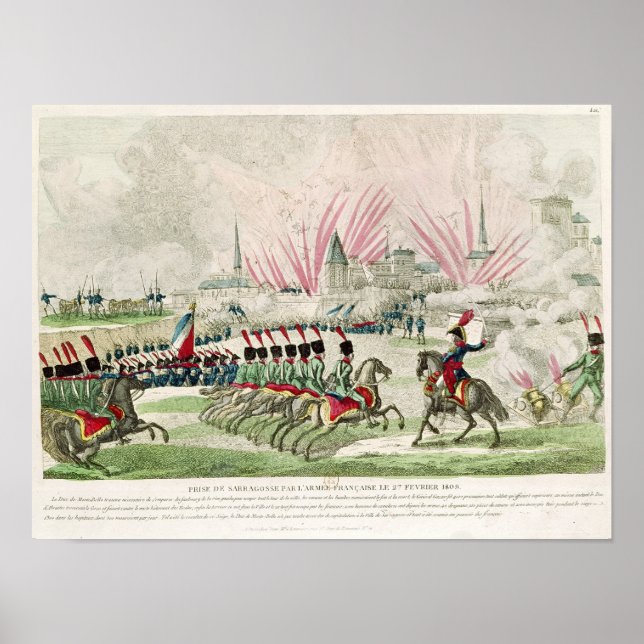 Póster El sitio de Zaragoza (Frente)