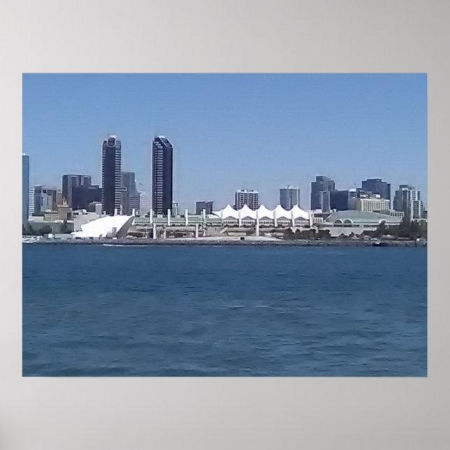 Póster El Skyline de San Diego (Frente)