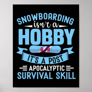Póster El Snowboard no es una perilla