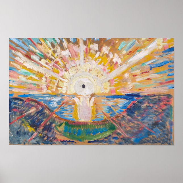 Póster El Sol 1912 | Edvard Munch | (Frente)