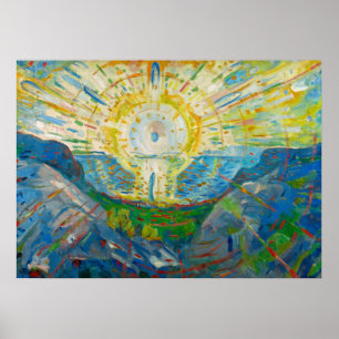 Póster El Sol, 1912 por Edvard Munch