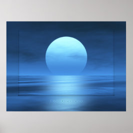 Póster El sol azul