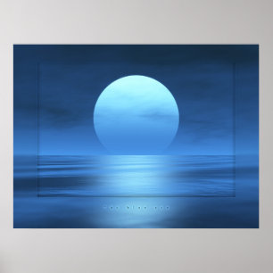 Póster El sol azul
