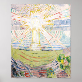Póster El Sol De Edvard Munch