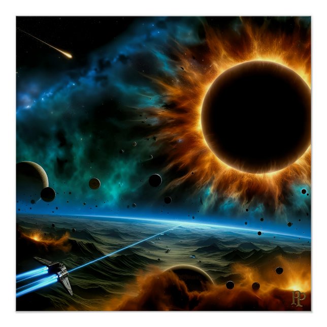Póster El Sol del Agujero Negro (Anverso)