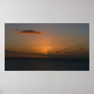 Póster El sol detrás de las nubes