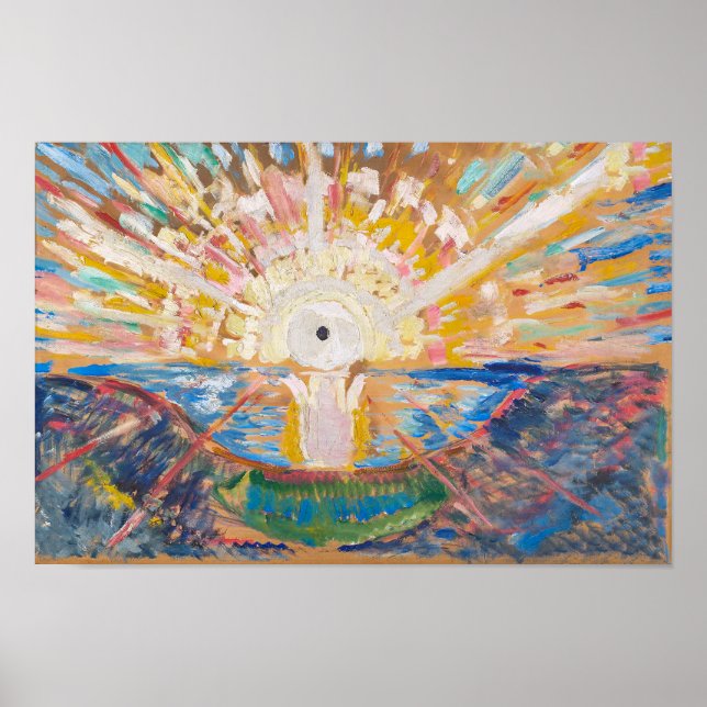 Póster El Sol | Edvard Munch | (Frente)