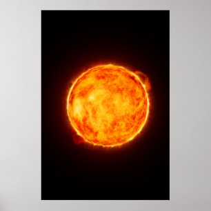 Póster El sol - La estrella que da vida a nuestro sistema