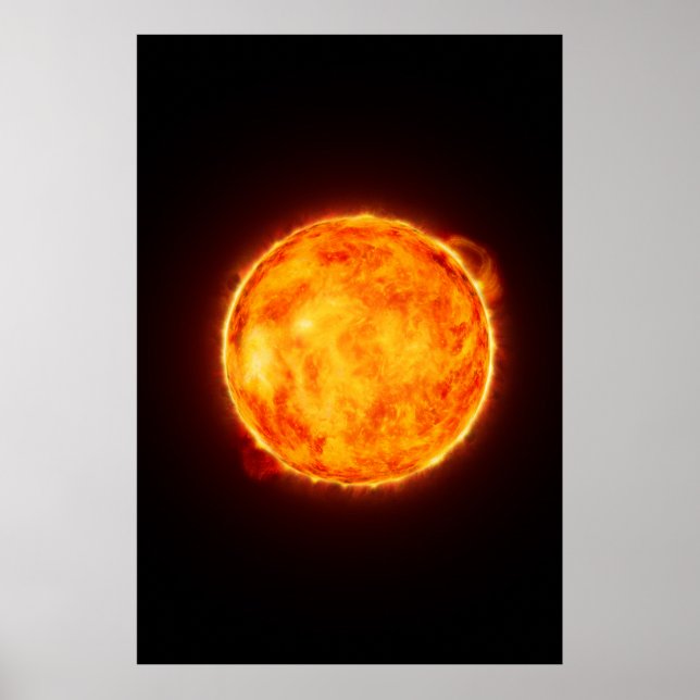 Póster El sol - La estrella que da vida a nuestro sistema (Frente)