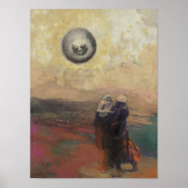 Póster El Sol Negro (Redon 1900)
