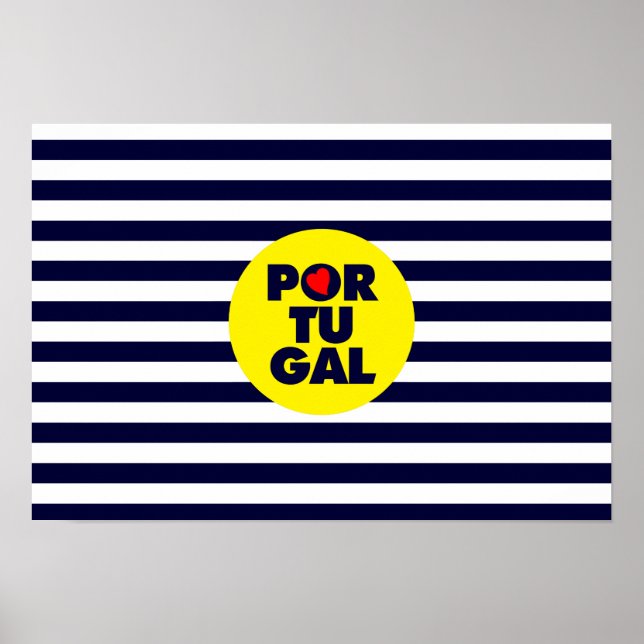 Póster El sol portugués (Frente)