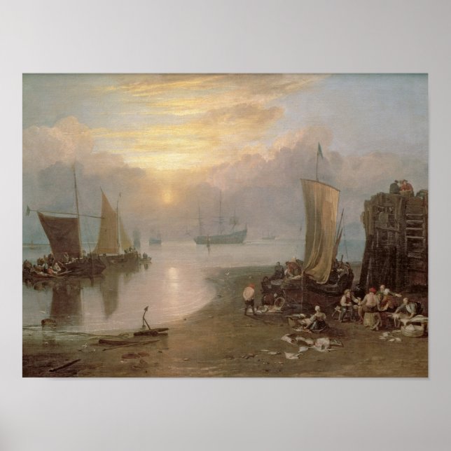 Póster El sol se eleva a través del vapor (Frente)