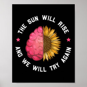Póster El Sol Se Levantará Y Intentaremos _ Salud Mental