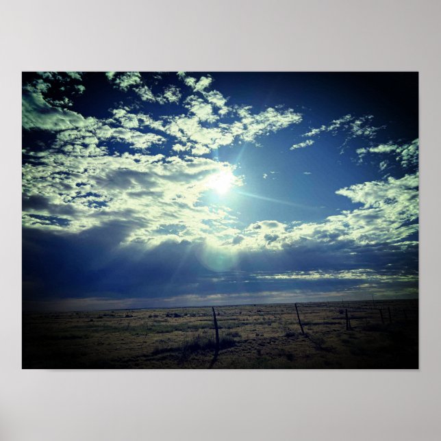 Póster El sol sobre la pradera  (Frente)
