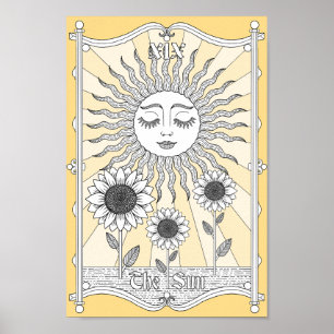 Póster El Sol Tarot XIX