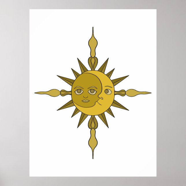 Póster El sol y la luna (Frente)