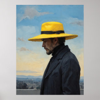 Póster El sombrero amarillo