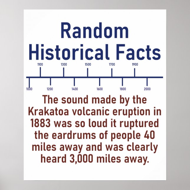 Póster El Sonido Producido Por La Erupción Volvánica De C (Frente)