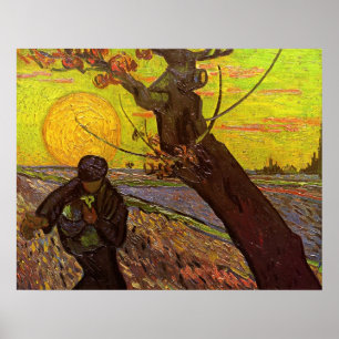 Póster El Sower de Vincent van Gogh