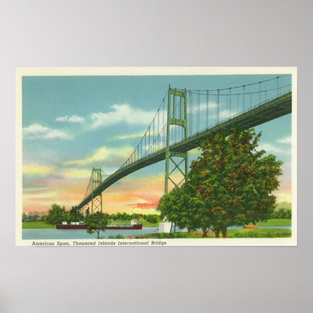 Póster El span estadounidense de la visión del puente int (Frente)