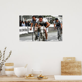 Póster El Sprint de tres vías París-Roubaix 1981
