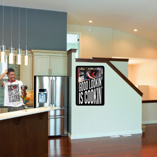 Póster El Sr. Buena Mirada Está Cocinando Funny Día del P