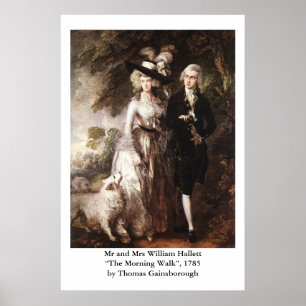 Póster El Sr. Thomas Gainsborough y la Sra. William Halle