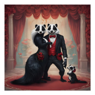Póster El Sr. y la Sra. Skunk