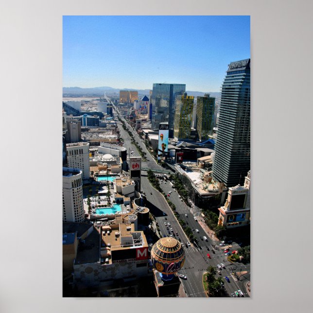 Póster El Strip Skyline Cityscape America (Frente)