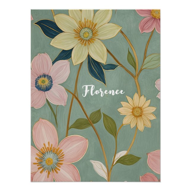 Póster El suave despertar de la primavera personalizado (Anverso)