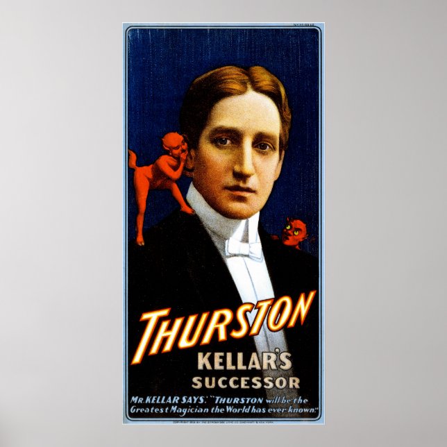 Póster El sucesor de Thurston Kellar (Frente)