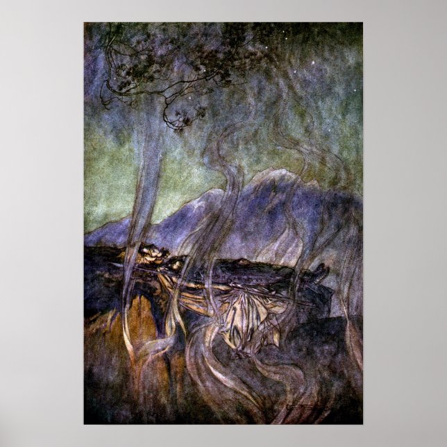 Póster El sueño de Brunhilde (Frente)