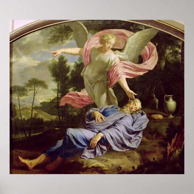 Póster El sueño de Elijah, 1650-55 (Frente)