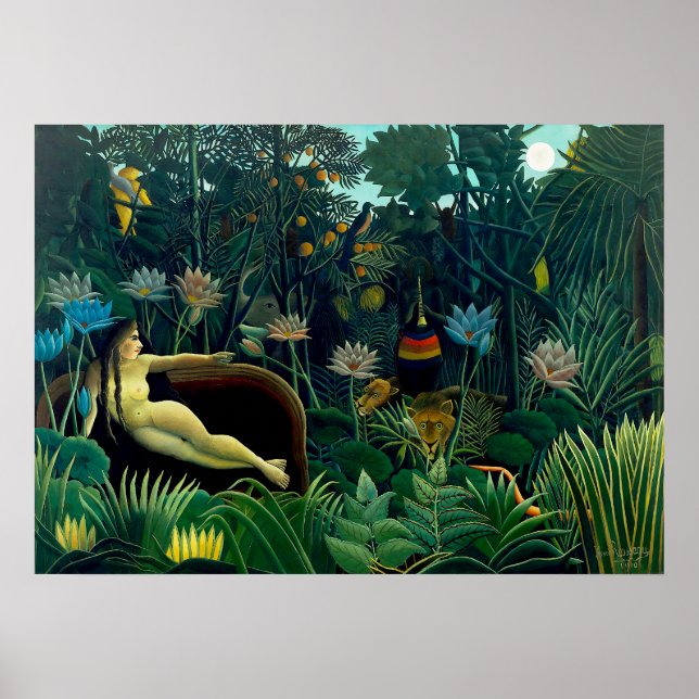 Póster El sueño de Henri Rousseau (Frente)