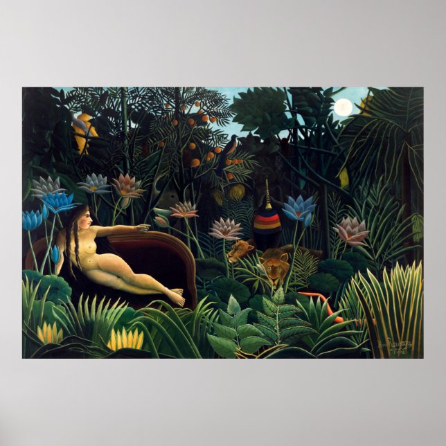 Póster El sueño de Henri Rousseau (Frente)