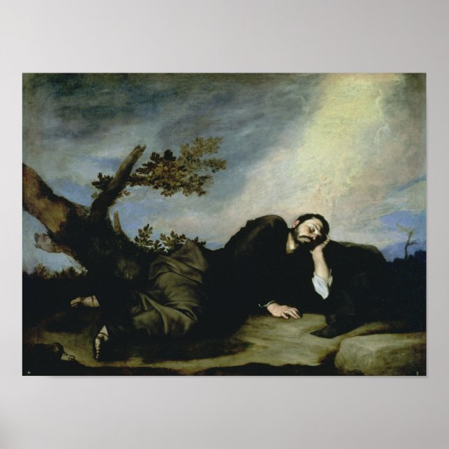 Póster El sueño de Jacob, 1639 (Frente)