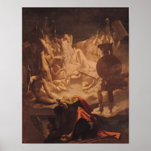 Póster El sueño de Ossian, 1813