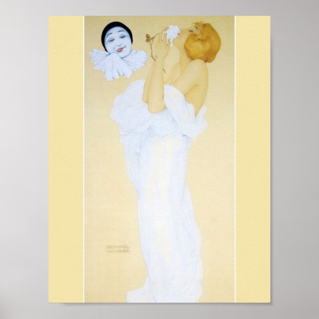 Póster El sueño de Pierrot de Raphael Kirchner (Frente)