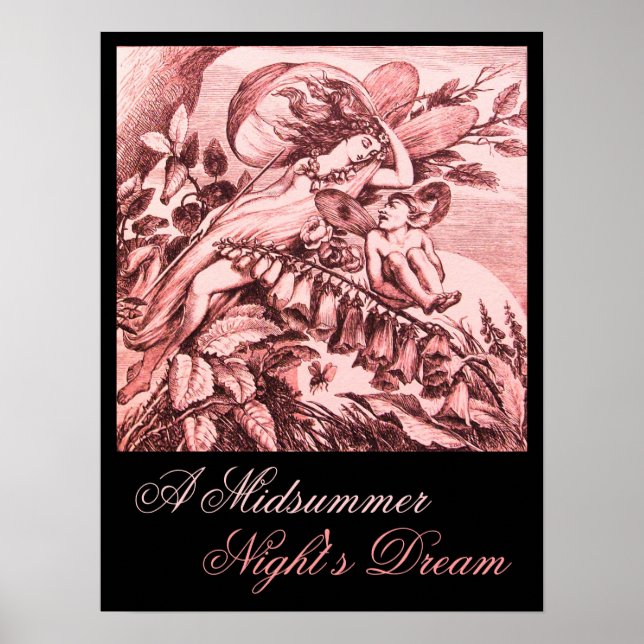 PÓSTER EL SUEÑO DE UNA NOCHE DE MEDIANO SUEÑO / TITANIA J (Frente)