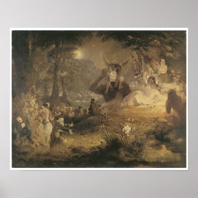 Póster El sueño de una noche de verano de 1834 (Frente)