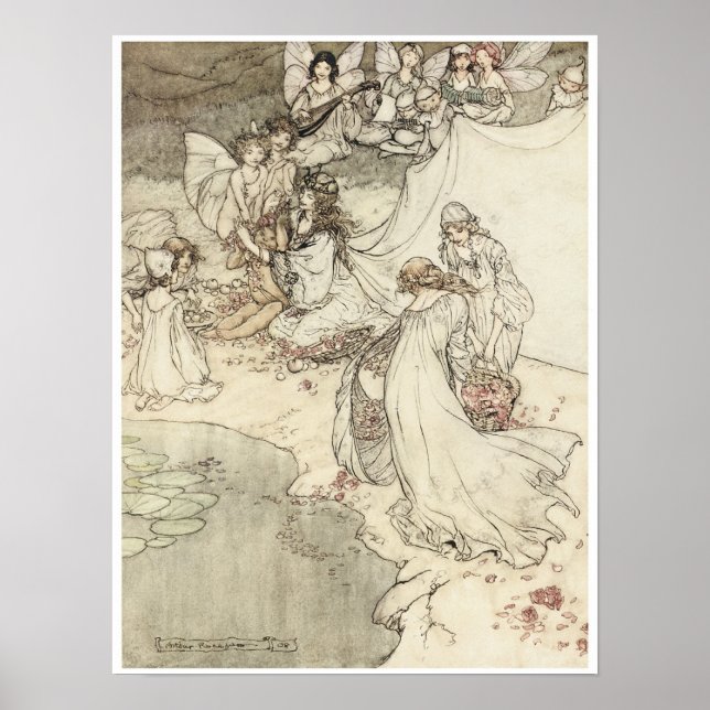 Póster El sueño de una noche de verano de 1908 (Frente)