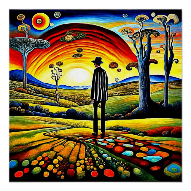 Póster El sueño del atardecer (Anverso)
