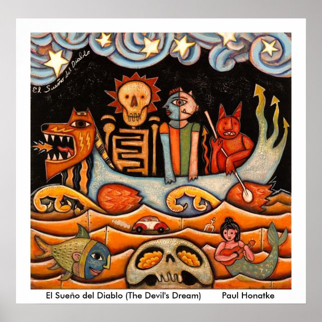 Póster El Sueno del Diablo (Frente)